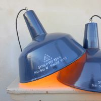 Ingrandisci l'immagine Miniatura dell'articolo Lampada industriale a sospensione Lampade (2) industriali a sospensione ungheresi EKA vintage D41.5 n.378