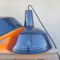 Ingrandisci l'immagine Miniatura dell'articolo Lampada industriale a sospensione Lampade (2) industriali a sospensione ungheresi EKA vintage D41.5 n.378