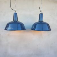 Ingrandisci l'immagine Miniatura dell'articolo Lampada industriale a sospensione Lampade (2) industriali a sospensione ungheresi EKA vintage D41.5 n.378