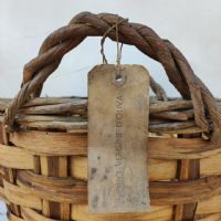 Miniatura dell'articolo Cesta in legno raccolta delle olive vintage - Oggetto n.124