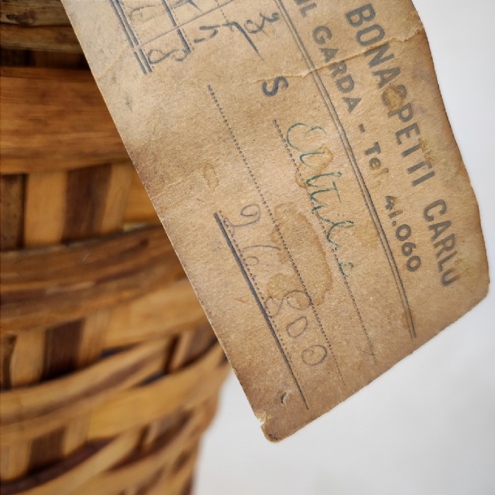 Miniatura dell'articolo Cesta in legno raccolta delle olive vintage - Oggetto n.124