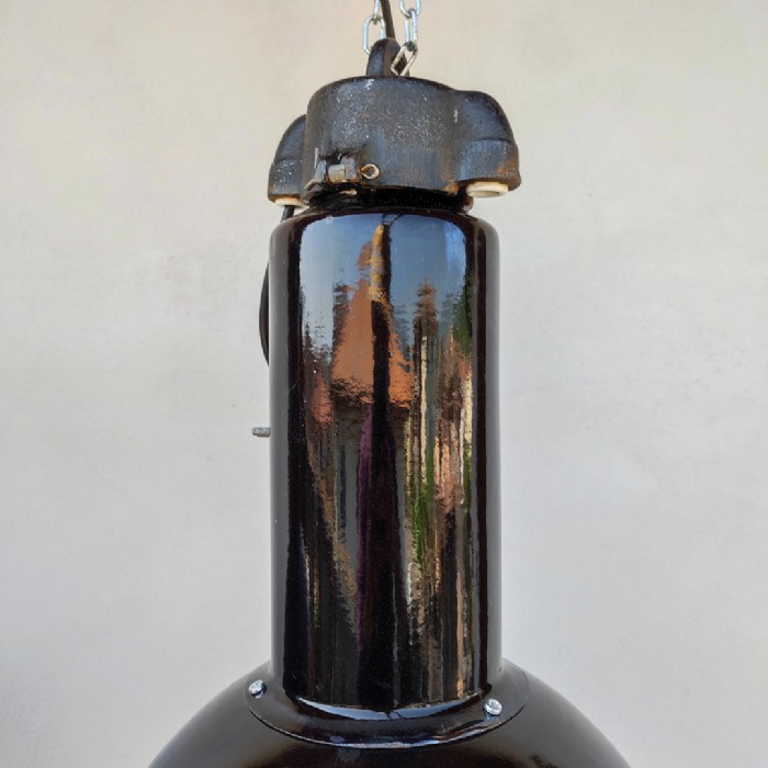 Immagine dell'articolo Lampada industriale a sospensione Lampada industriale a sospensione vintage Elektrosvit D38 n.465