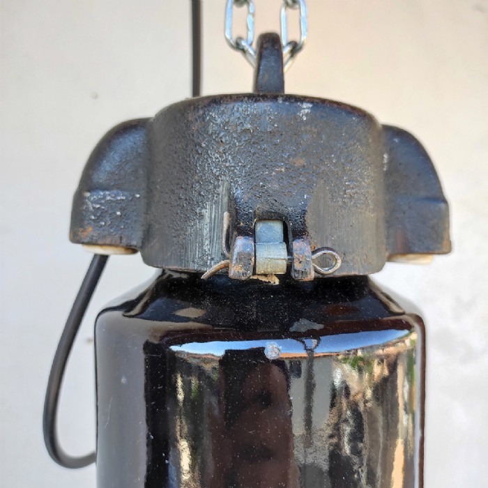 Immagine dell'articolo Lampada industriale a sospensione Lampada industriale a sospensione vintage Elektrosvit D38 n.465
