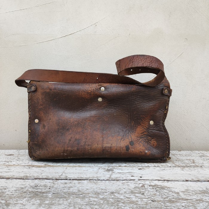 Passa il mouse sull'immagine per ingrandire Borsa da idraulico in cuoio vintage - foto 6