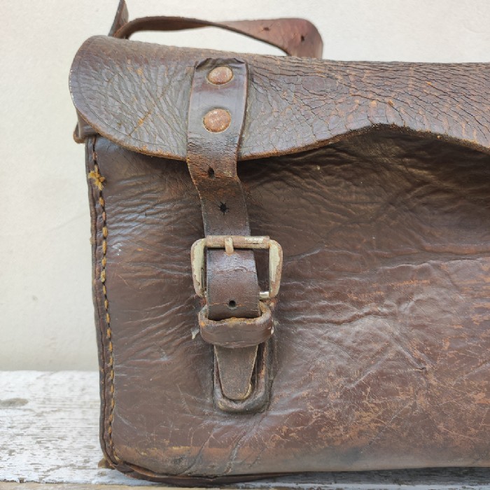 Passa il mouse sull'immagine per ingrandire Borsa da idraulico in cuoio vintage - foto 11