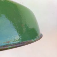 Ingrandisci l'immagine Lampade (2) industriali a sospensione francesi vintage D38 - miniatura 7