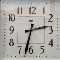 Miniatura dell'articolo Orologio industriale da parete Orologio industriale sovietico quarzo vintage n.448