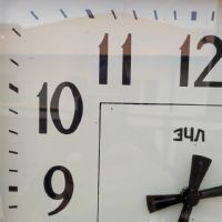 Miniatura dell'articolo Orologio industriale da parete Orologio industriale sovietico quarzo vintage n.448