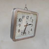 Miniatura dell'articolo Orologio industriale da parete Orologio industriale sovietico quarzo vintage n.448