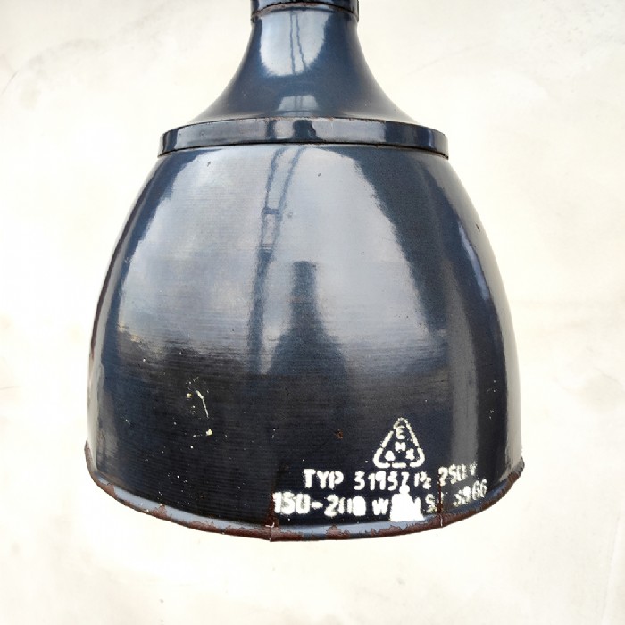 Miniatura dell'articolo Lampada industriale a sospensione vintage EMAX - Oggetto n.45