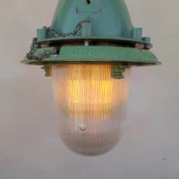Ingrandisci l'immagine Lampada industriale a sospensione vintage ex Unione Sovietica CCCP - miniatura 4
