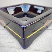 Miniatura dell'articolo Posacenere Martini in ceramica blu Vintage - Oggetto n.169