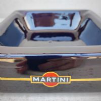 Miniatura dell'articolo Posacenere Martini in ceramica blu Vintage - Oggetto n.169
