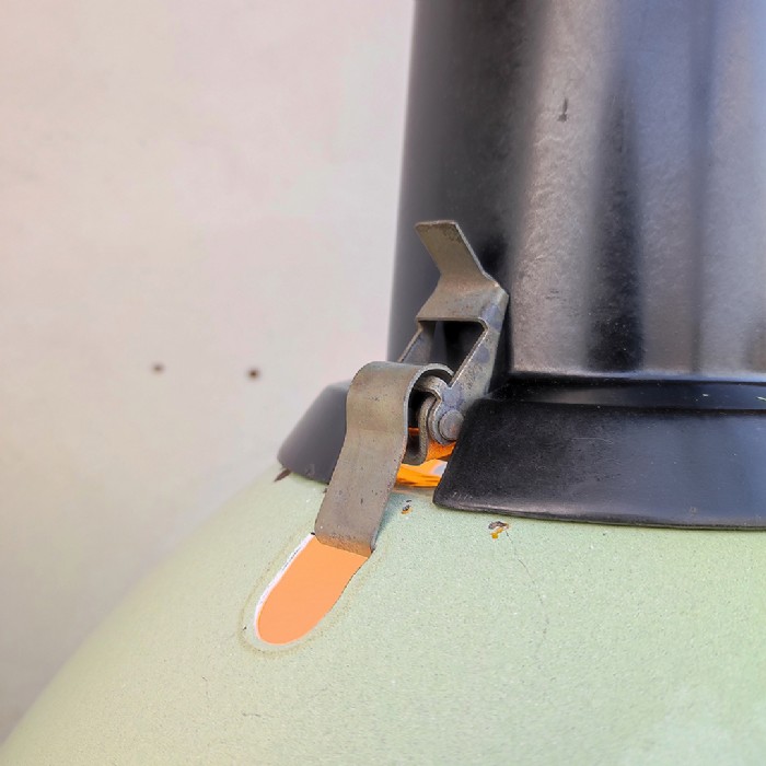 Immagine dell'articolo Lampada industriale a sospensione Lampada industriale a sospensione vintage ex Unione Sovietica CCCP D37 n.399