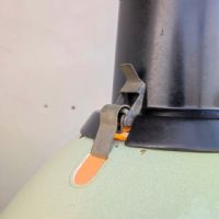 Miniatura dell'articolo Lampada industriale a sospensione Lampada industriale a sospensione vintage ex Unione Sovietica CCCP D37 n.399