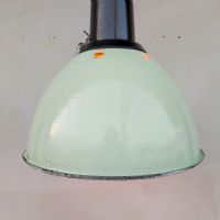 Miniatura dell'articolo Lampada industriale a sospensione Lampada industriale a sospensione vintage ex Unione Sovietica CCCP D37 n.399