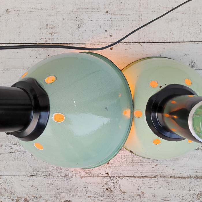 Immagine dell'articolo Lampada industriale a sospensione Lampada industriale a sospensione vintage ex Unione Sovietica CCCP D37 n.399