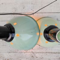 Miniatura dell'articolo Lampada industriale a sospensione Lampada industriale a sospensione vintage ex Unione Sovietica CCCP D37 n.399