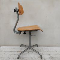Miniatura dell'articolo Sedia sgabello industriale Sedia sgabello industriale vintage n.429