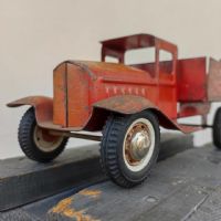 Ingrandisci l'immagine Miniatura dell'articolo Giocattoli Giocattolo Pick-up Ford in lamiera 1958 n.350