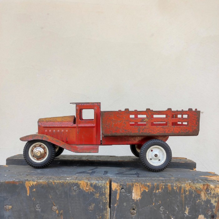 Passa il mouse sull'immagine per ingrandire Immagine dell'articolo Giocattoli Giocattolo Pick-up Ford in lamiera 1958 n.350