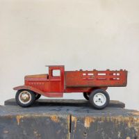 Ingrandisci l'immagine Miniatura dell'articolo Giocattoli Giocattolo Pick-up Ford in lamiera 1958 n.350