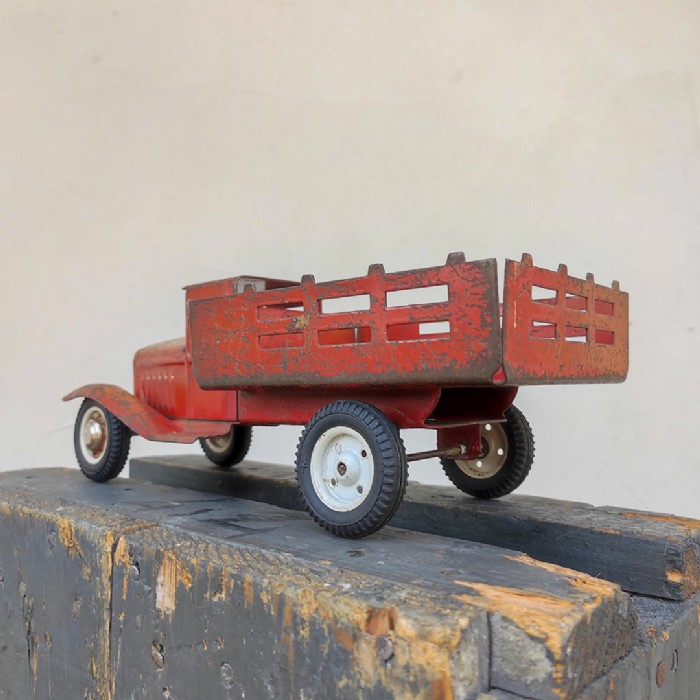 Passa il mouse sull'immagine per ingrandire Immagine dell'articolo Giocattoli Giocattolo Pick-up Ford in lamiera 1958 n.350