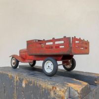 Ingrandisci l'immagine Miniatura dell'articolo Giocattoli Giocattolo Pick-up Ford in lamiera 1958 n.350