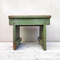 Ingrandisci l'immagine Miniatura dell'articolo Sgabello industriale Sgabello industriale in legno vintage n.379