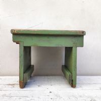 Ingrandisci l'immagine Miniatura dell'articolo Sgabello industriale Sgabello industriale in legno vintage n.379