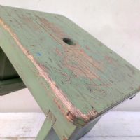 Ingrandisci l'immagine Miniatura dell'articolo Sgabello industriale Sgabello industriale in legno vintage n.379