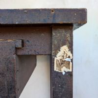 Ingrandisci l'immagine Miniatura dell'articolo Tavolo da lavoro Banchetto da calzolaio vintage n.449