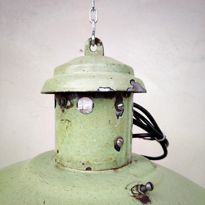 Miniatura dell'articolo Lampada industriale a sospensione vintage - Oggetto n.48