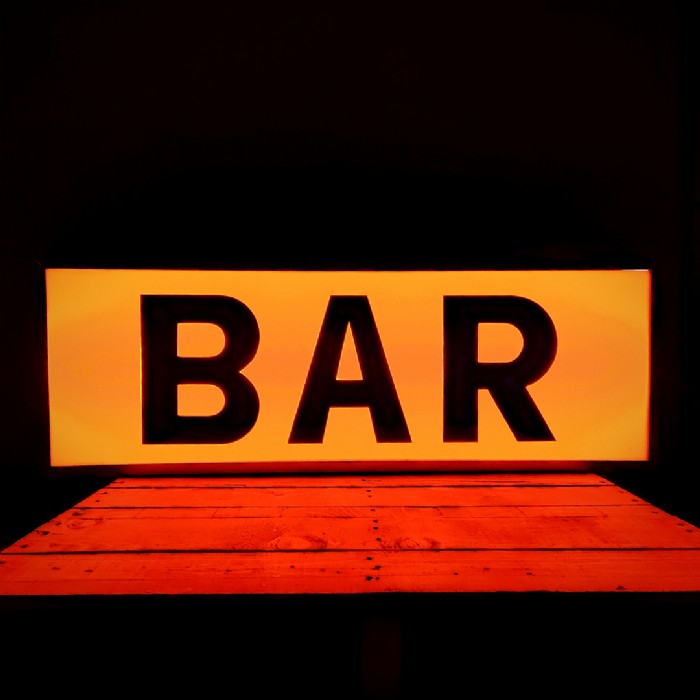 Miniatura dell'articolo Insegna luminosa BAR vintage anni 80 - Oggetto n.51