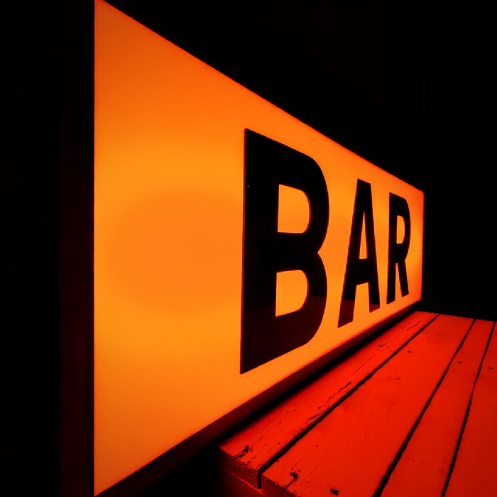 Miniatura dell'articolo Insegna luminosa BAR vintage anni 80 - Oggetto n.51