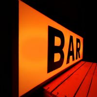 Miniatura dell'articolo Insegna luminosa BAR vintage anni 80 - Oggetto n.51