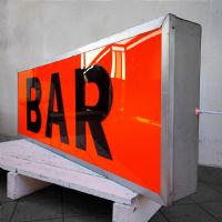 Miniatura dell'articolo Insegna luminosa BAR vintage anni 80 - Oggetto n.51