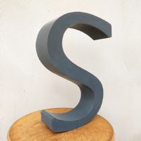 Miniatura dell'articolo Lettera in metallo S - Oggetto n.138