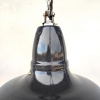 Ingrandisci l'immagine Miniatura dell'articolo Lampada industriale a sospensione Lampade (2) industriali a sospensioni francesi vintage D30 n.363