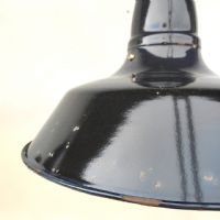 Ingrandisci l'immagine Miniatura dell'articolo Lampada industriale a sospensione Lampade (2) industriali a sospensioni francesi vintage D30 n.363