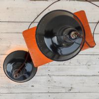 Ingrandisci l'immagine Miniatura dell'articolo Lampada industriale a sospensione Lampade (2) industriali a sospensioni francesi vintage D30 n.363