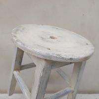 Miniatura dell'articolo  Sgabello rurale di campagna vintage n.410