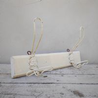 Miniatura dell'articolo Appendiabiti da parete rurale in legno vintage - Oggetto n.259