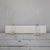 Miniatura dell'articolo Appendiabiti da parete rurale in legno vintage - Oggetto n.259