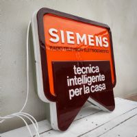 Miniatura dell'articolo Insegna luminosa SIEMENS anni 70 - Oggetto n.53