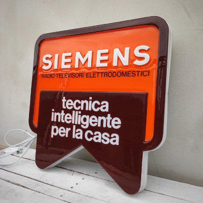 Miniatura dell'articolo Insegna luminosa SIEMENS anni 70 - Oggetto n.53