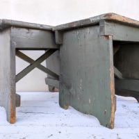 Ingrandisci l'immagine Miniatura dell'articolo Sgabelli industriali Sgabelli (2) industriali in legno vintage n.364