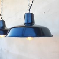Ingrandisci l'immagine Miniatura dell'articolo Lampada industriale a sospensione Lampada industriale a sospensione francese vintage D31 n.382