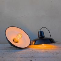 Ingrandisci l'immagine Miniatura dell'articolo Lampada industriale a sospensione Lampada industriale a sospensione francese vintage D31 n.382