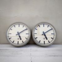 Miniatura dell'articolo Orologio industriale bifacciale TN quarzo vintage - Oggetto n.56